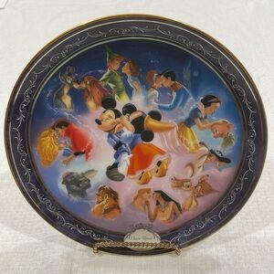 The Bradford exchange once upon a kiss magical Disney moments